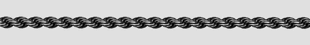 Bracelet Rope chain hollow 3.3mm