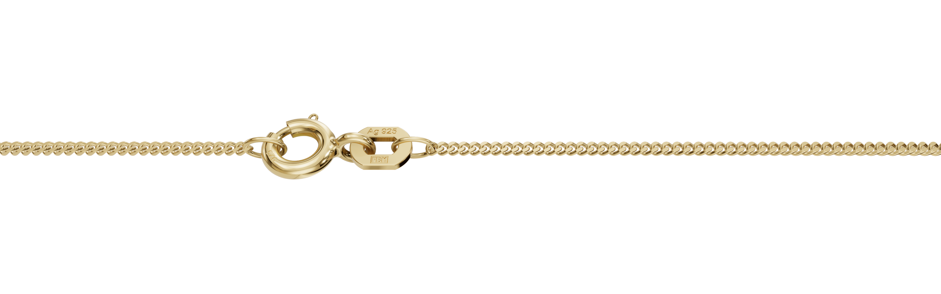 Necklace Curb chain 1.1mm
