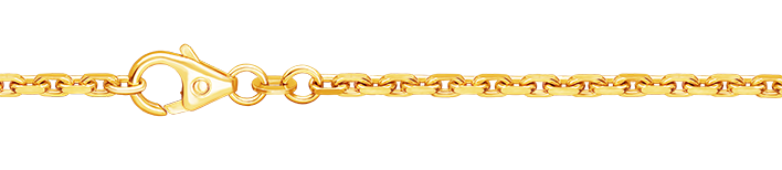 Collier Anker diamantiert 2mm