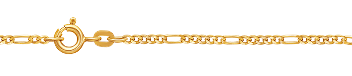 Collier Figaro diamantiert 1.9mm