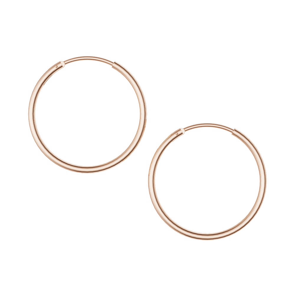 Earring ear hoops 1,5 mm