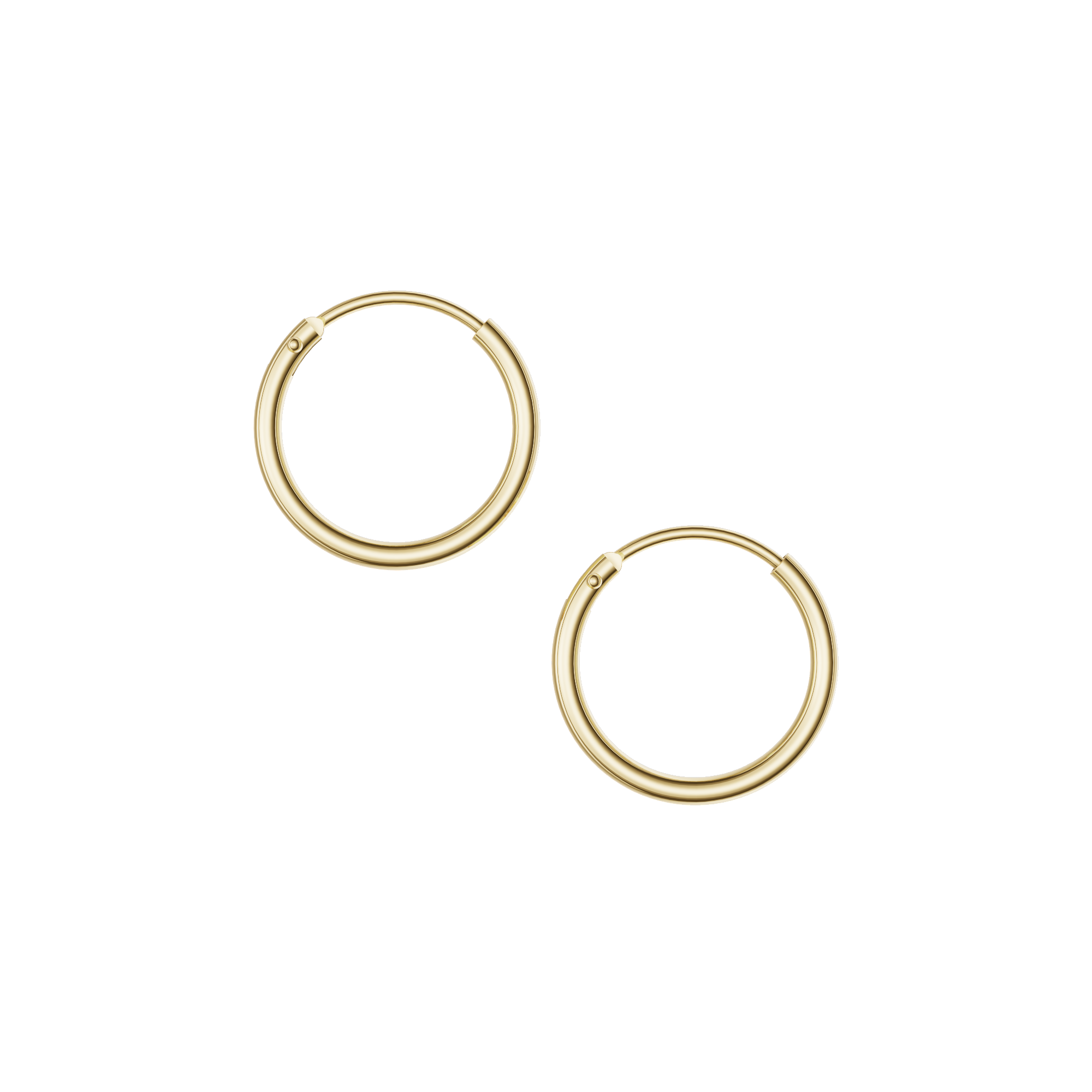 Earring ear hoops 1,3 mm