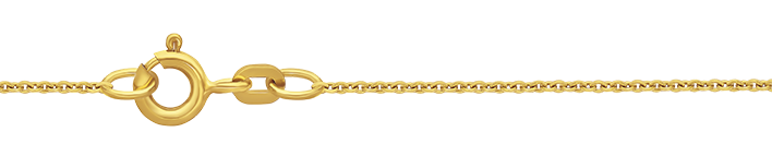 Collier mit Zwischenöse Anker rund 1.1mm