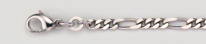 Collier Figaro diamantiert 3.4mm