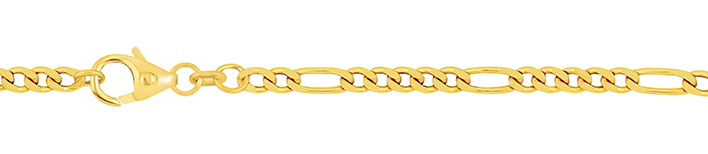 Collier Figaro diamantiert 2.8mm