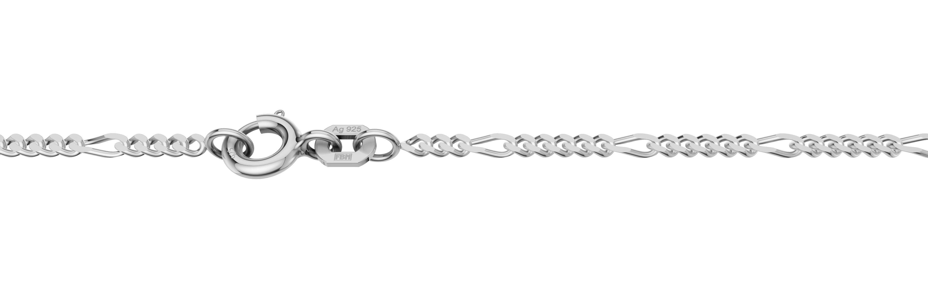 Collier Figaro diamantiert 1.9mm