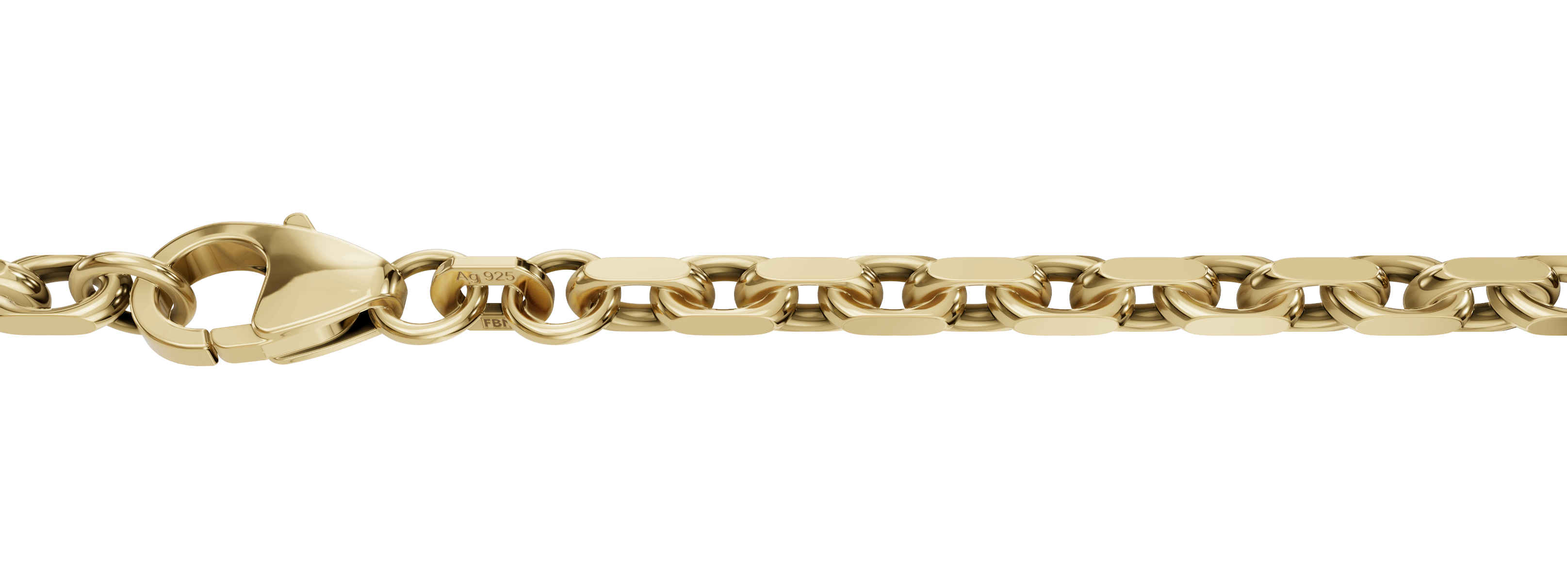 Collier Anker diamantiert 3mm