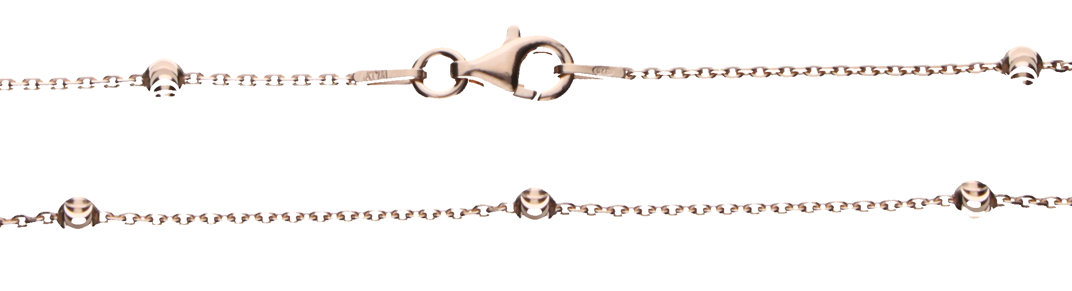 Necklace Anchor diamond cut