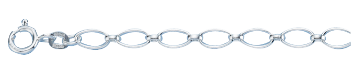 Armband Anker-Figaro 4.7mm