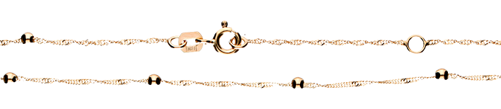 Collier mit Zwischenöse Singapur