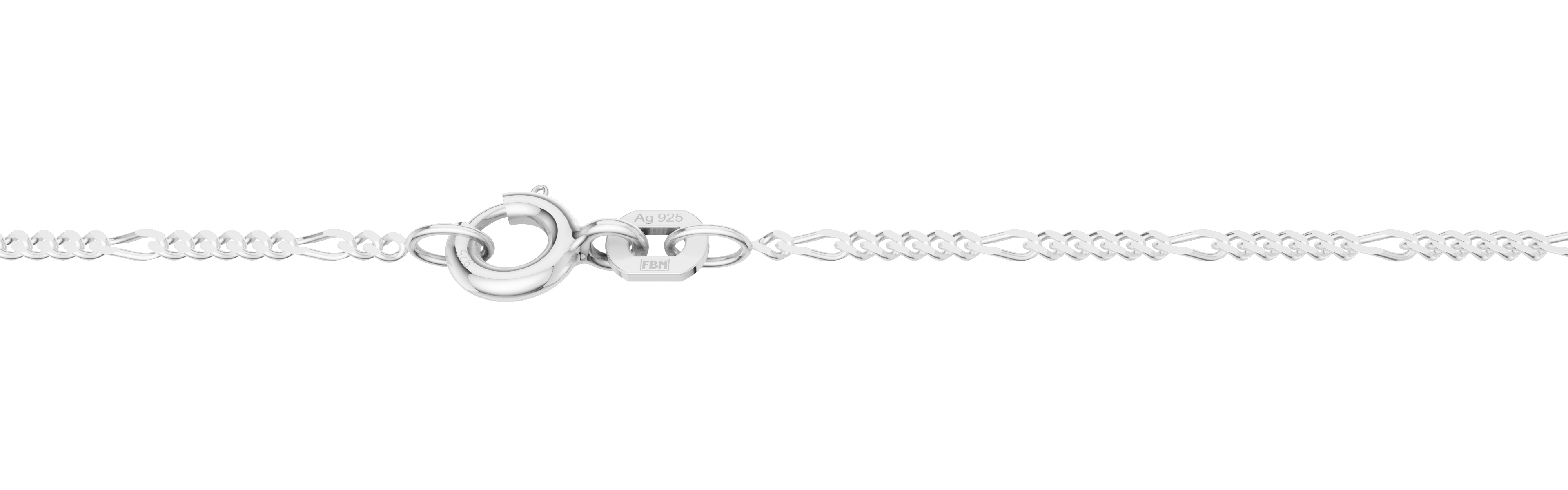Collier Figaro diamantiert 1.5mm