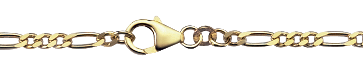 Collier Figaro diamantiert 2.8mm