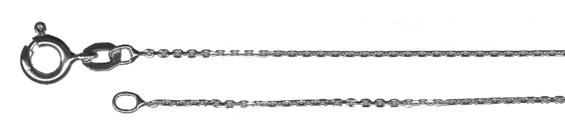 Collier Anker diamantiert 1.05mm