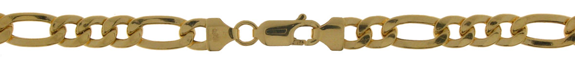 Armband Figaro hohl 5.7mm
