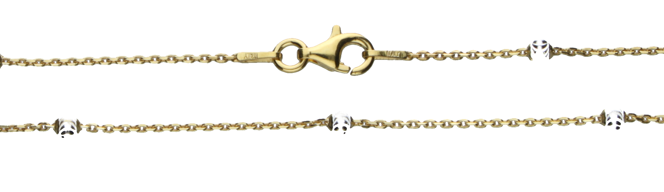 Necklace Anchor diamond cut