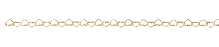 Fusskette Herz-Kette 3.6mm