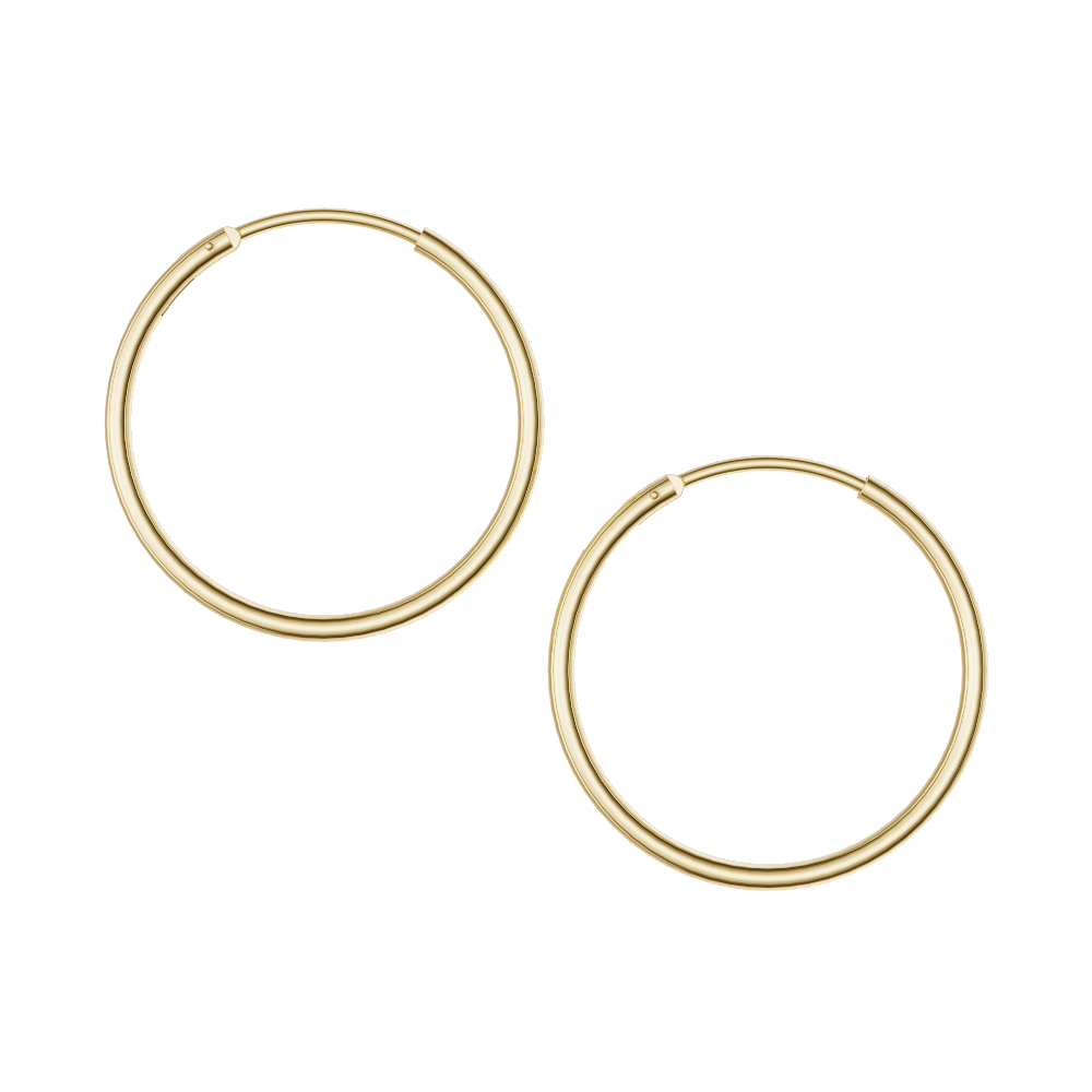 Earring ear hoops 1,5 mm