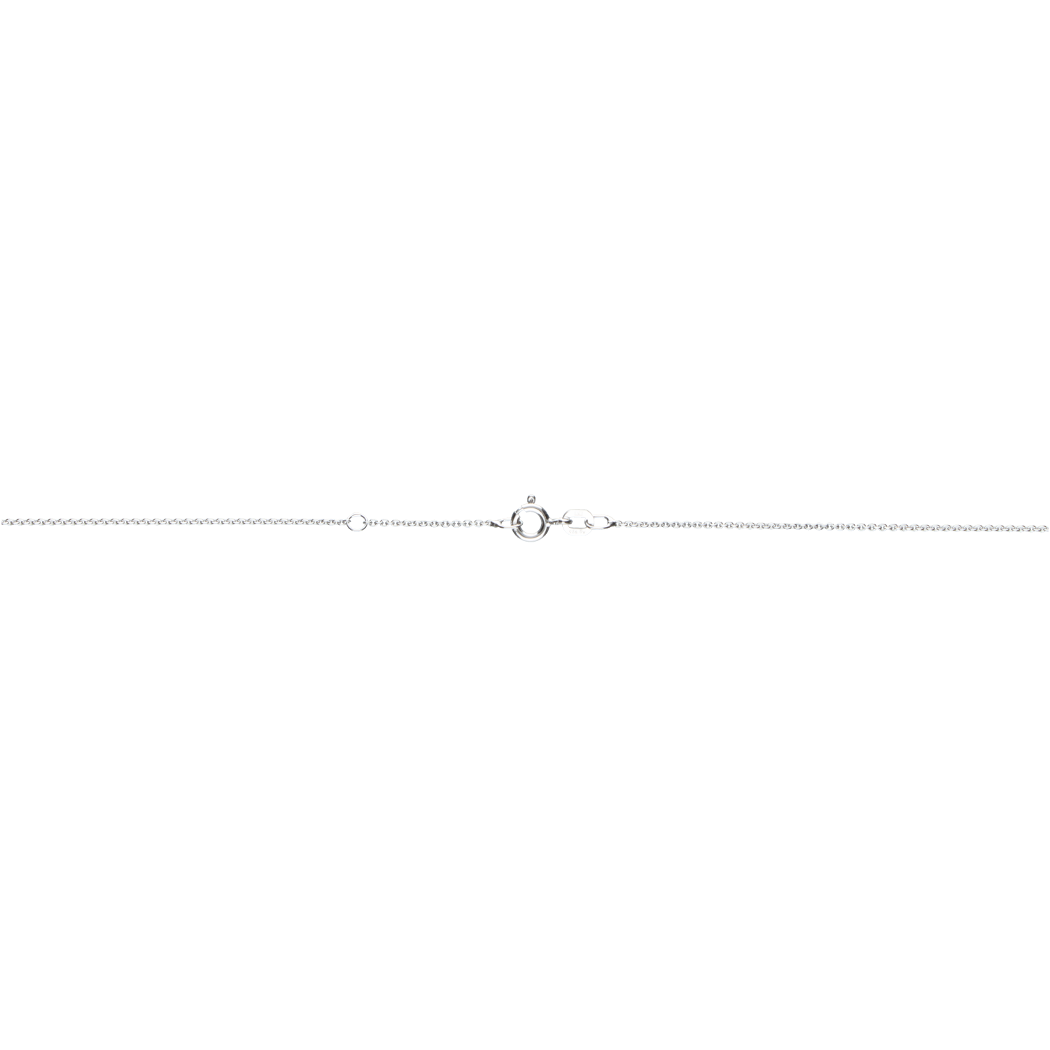 Collier mit Zwischenöse Anker rund 1.1mm