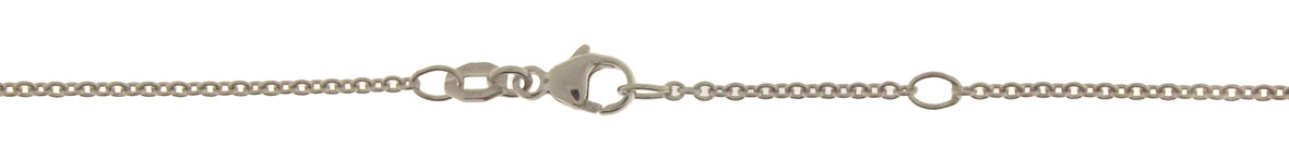 Collier mit Zwischenöse Anker rund 1.5mm