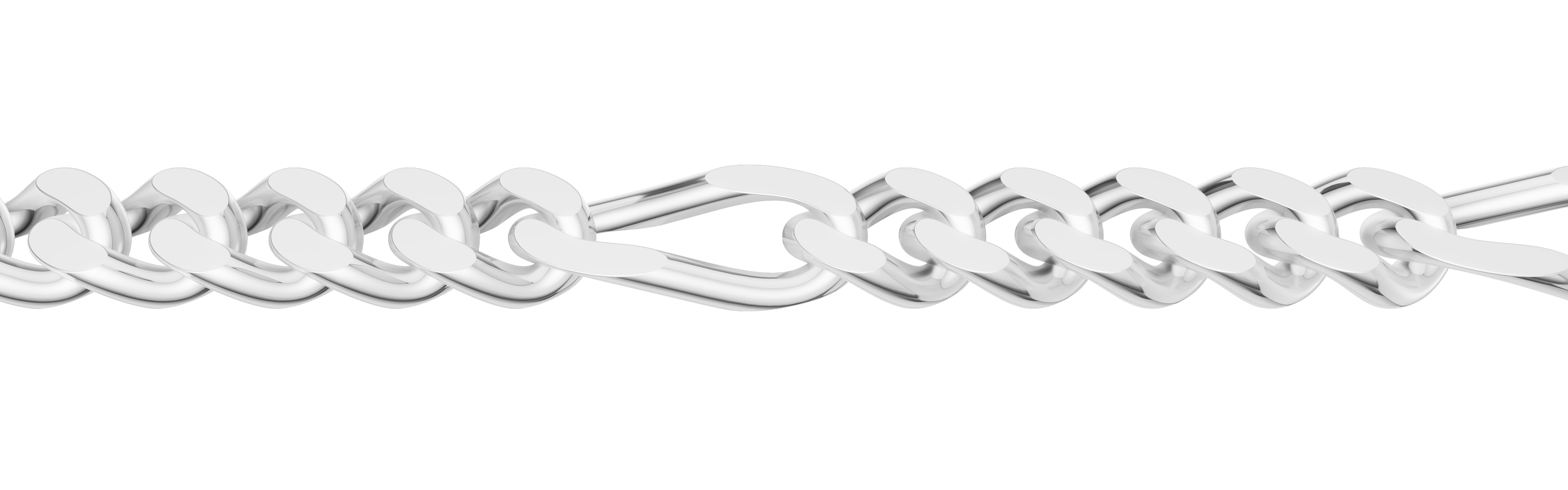 Collier Figaro diamantiert 1.9mm