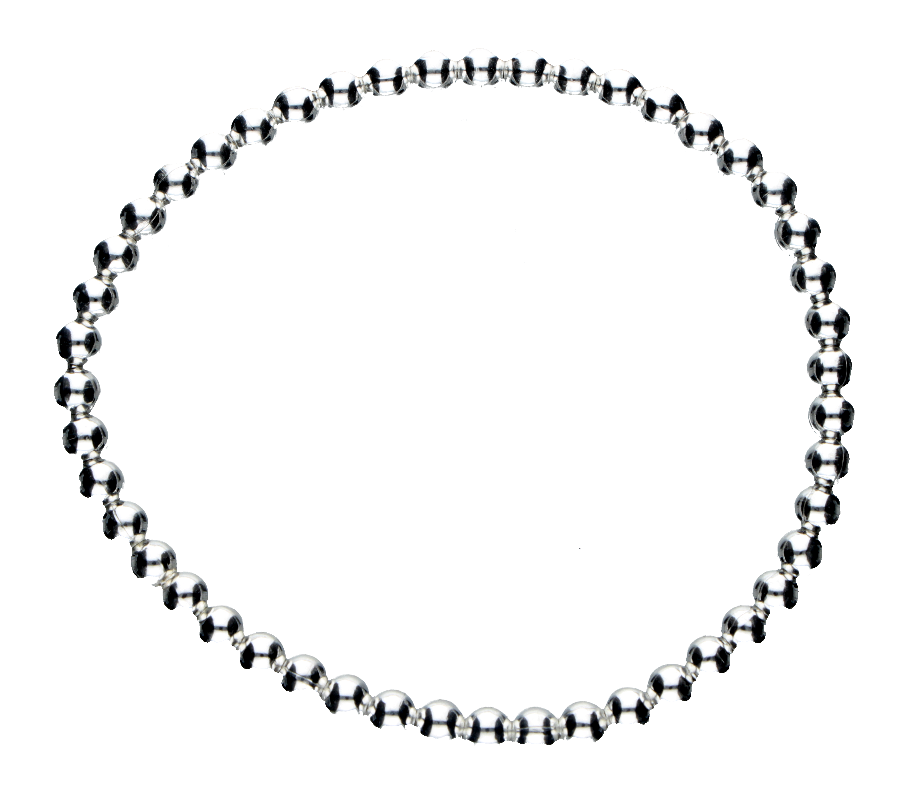 Armreif flexible Kugelkette 4mm