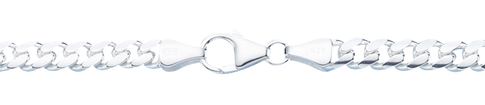 Collier Panzer oval diamantiert 5.3mm