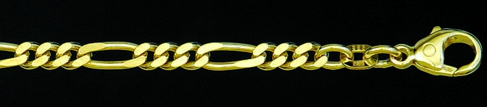 Collier Figaro diamantiert 3.4mm