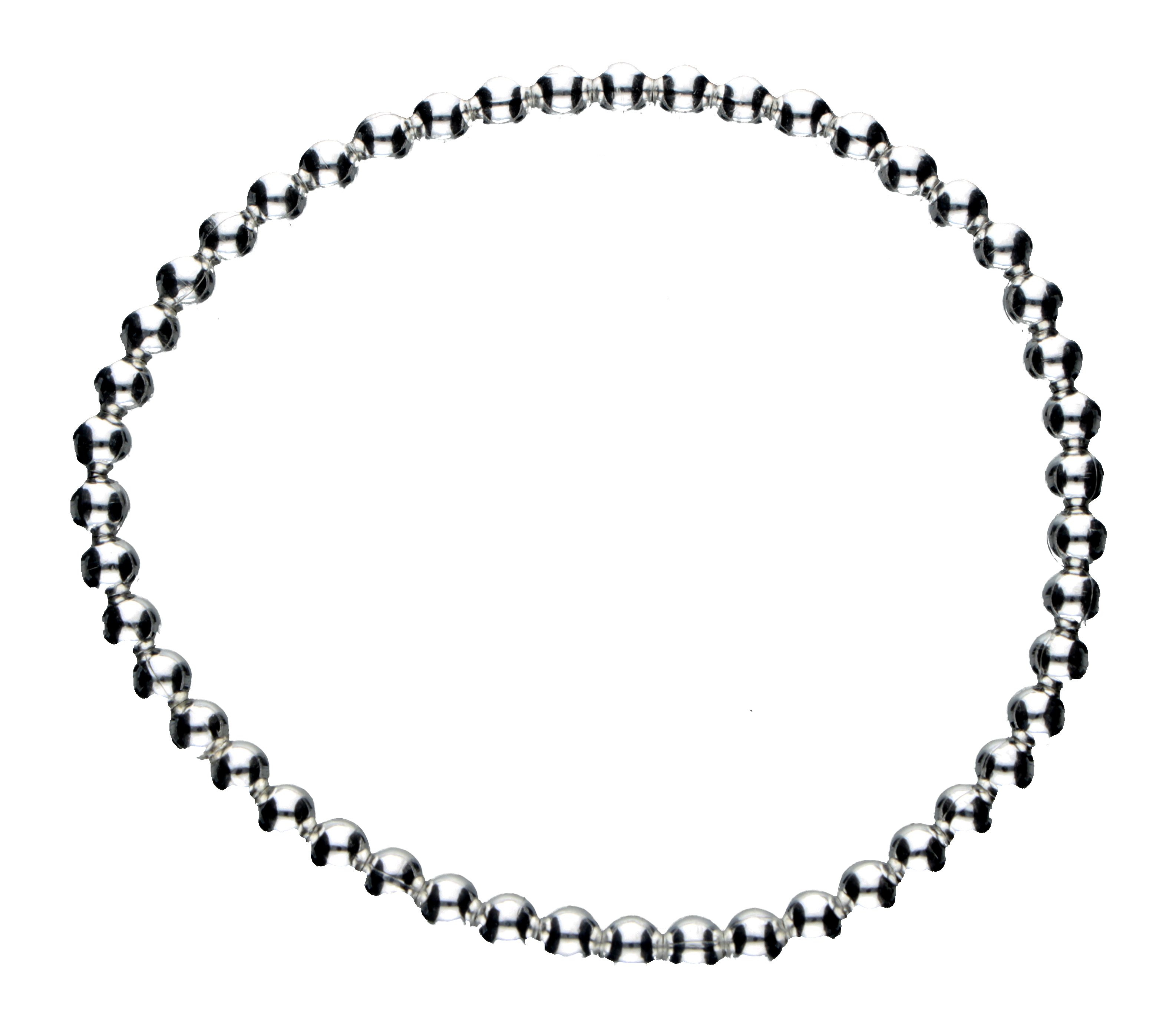 Armreif flexible Kugelkette 4mm