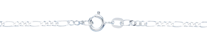 Collier Figaro diamantiert 2.2mm