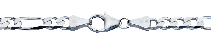 Armband Figaro diamantiert 5.7mm