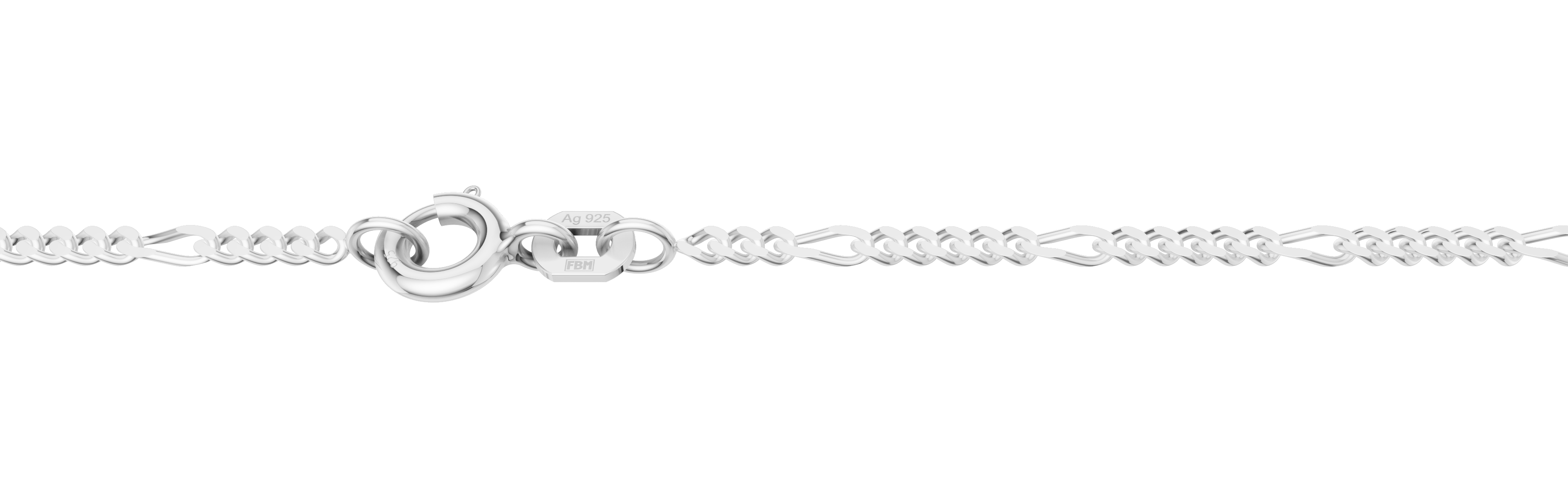Collier Figaro diamantiert 1.9mm