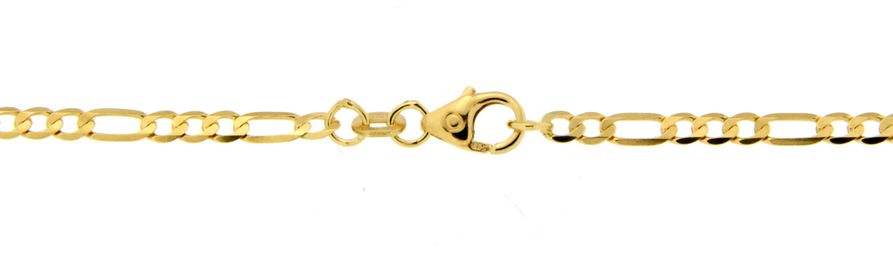 Collier Figaro diamantiert 2.6mm