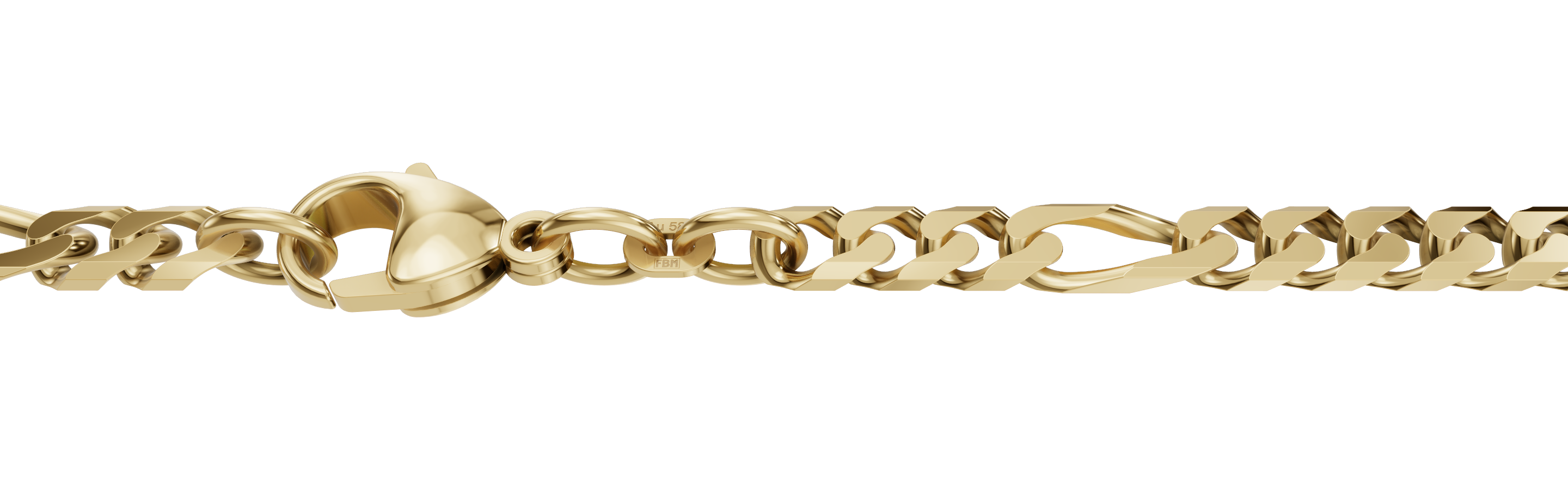 Collier Figaro diamantiert 4.3mm