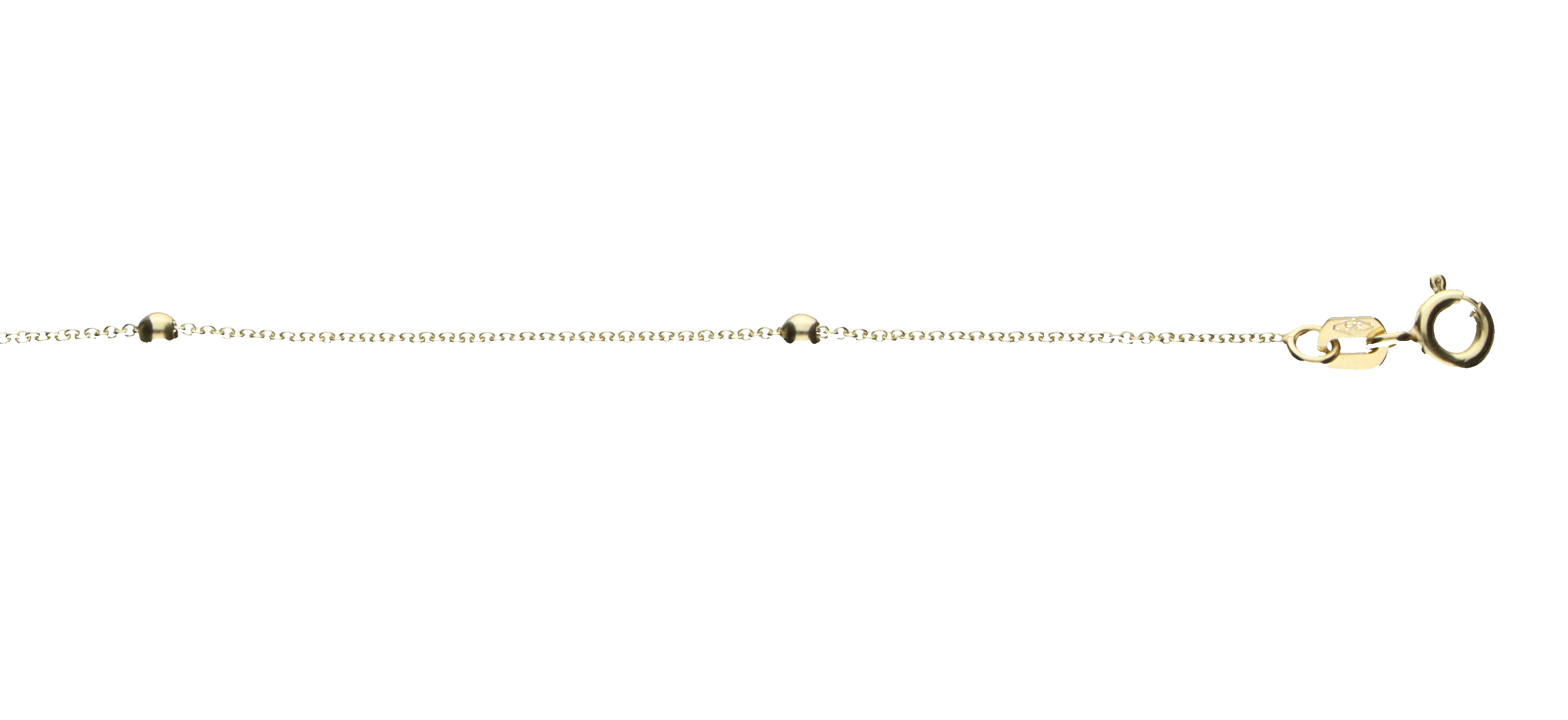 Collier mit Zwischenöse Anker rund