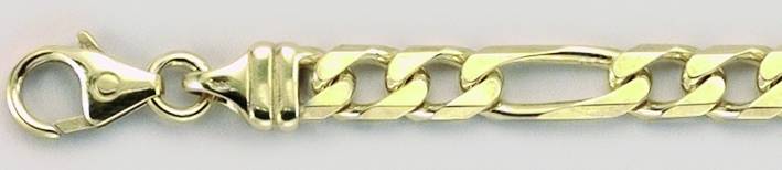 Collier Figaro diamantiert 6mm