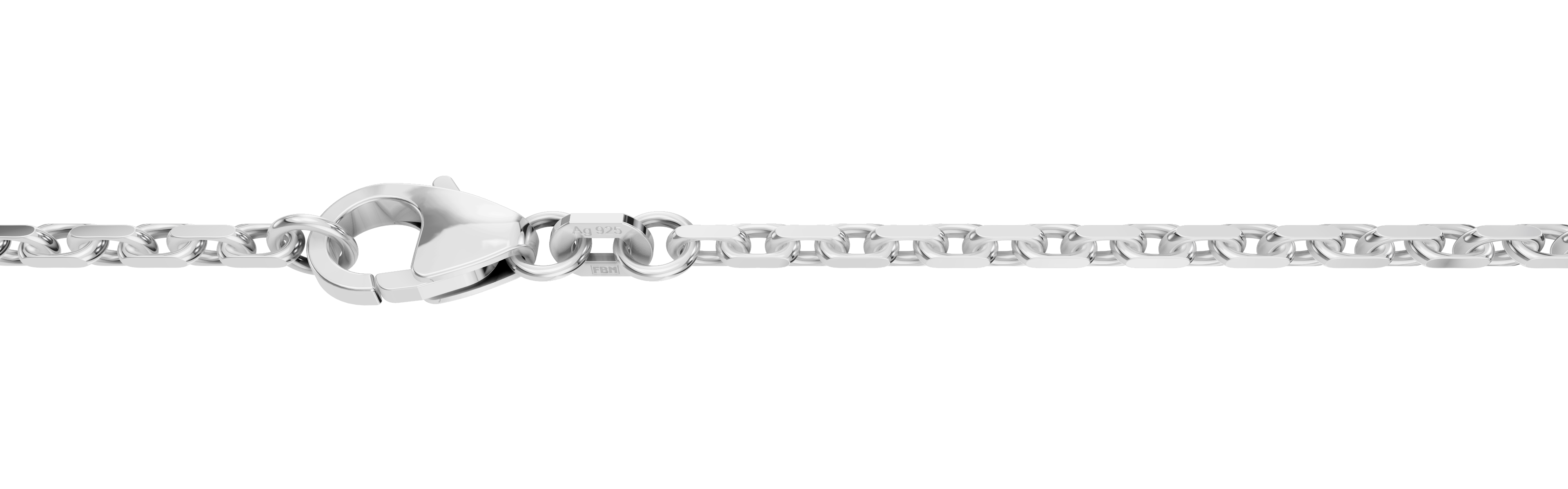 Collier Anker diamantiert 2mm