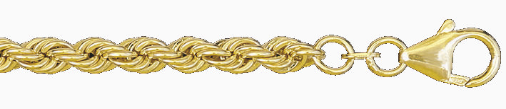 Armband Kordel hohl 4.4mm
