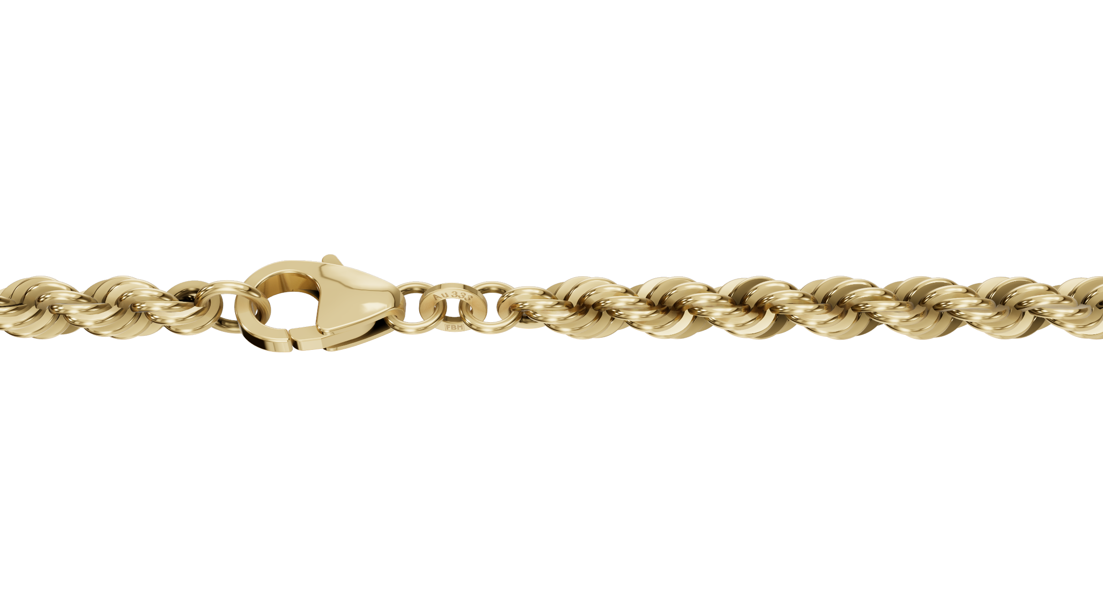 Armband Kordel hohl 4mm