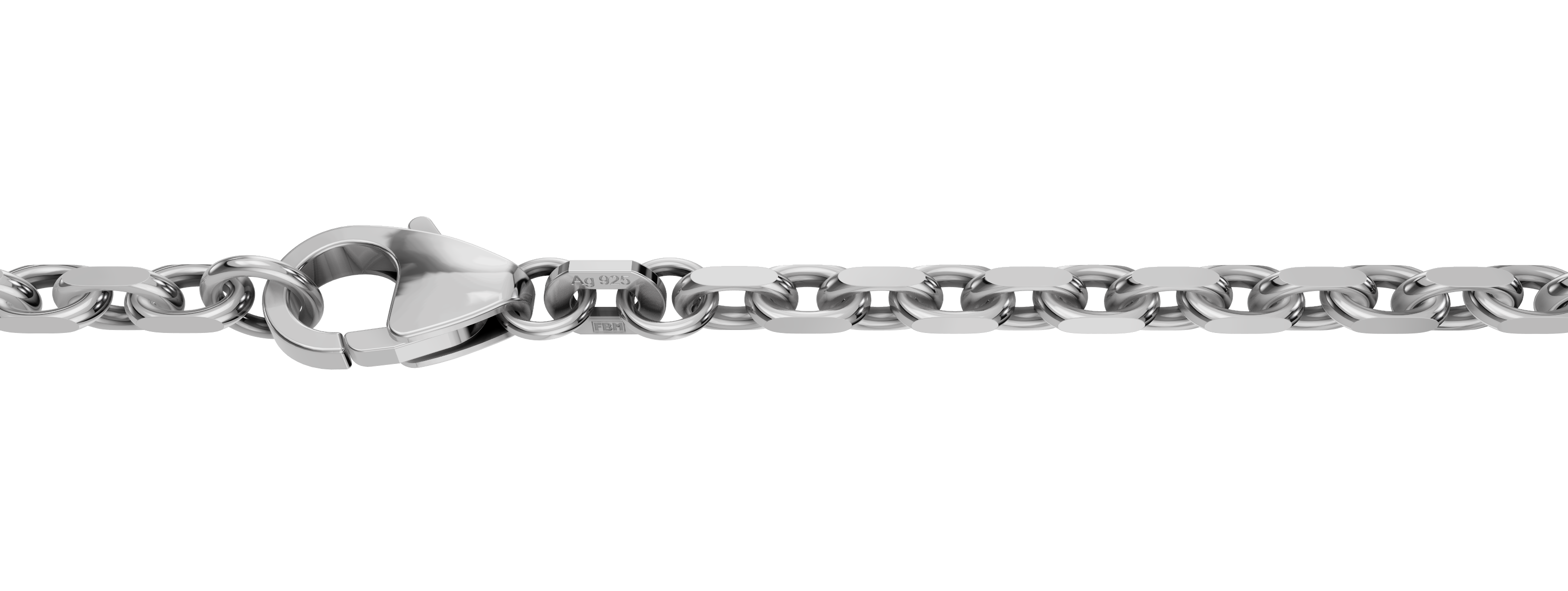 Collier Anker diamantiert 3mm