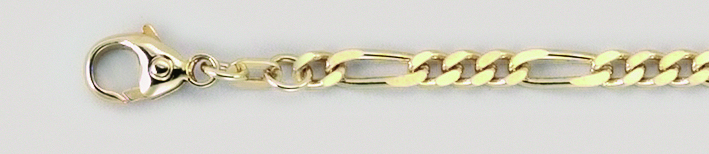 Collier Figaro diamantiert 3.4mm