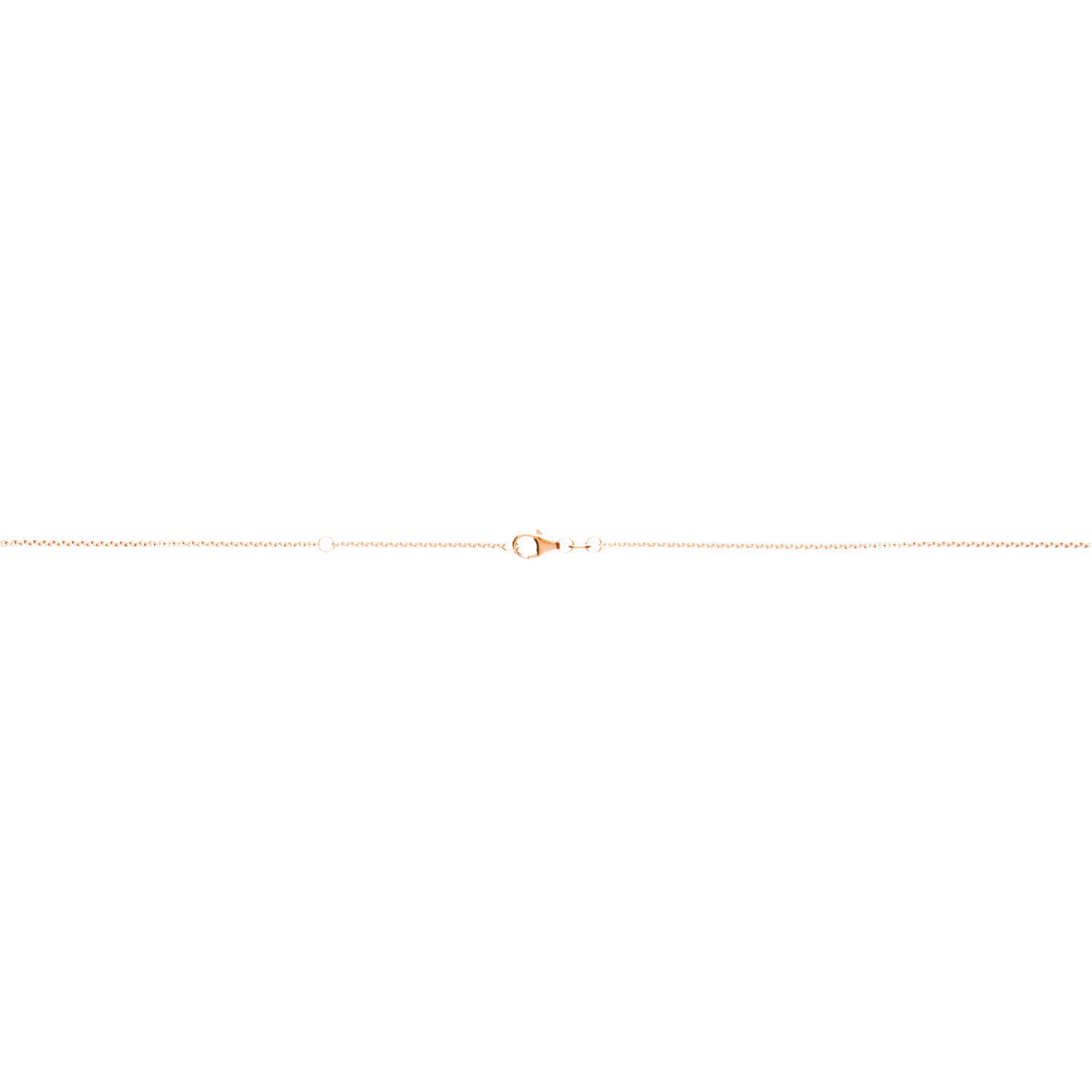 Collier mit Zwischenöse Anker rund 1.35mm