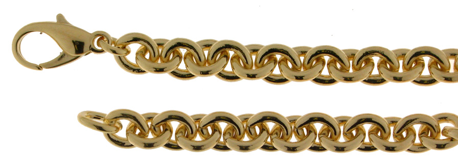 Necklace Anchor round 7mm