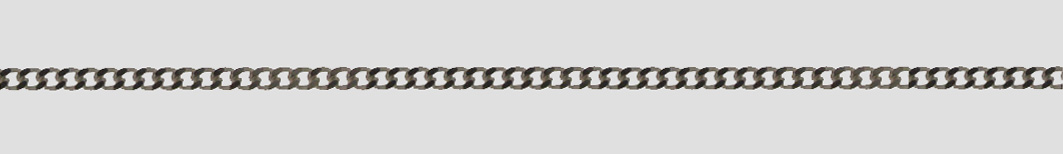 Collier mit Zwischenöse Panzer 2.1mm