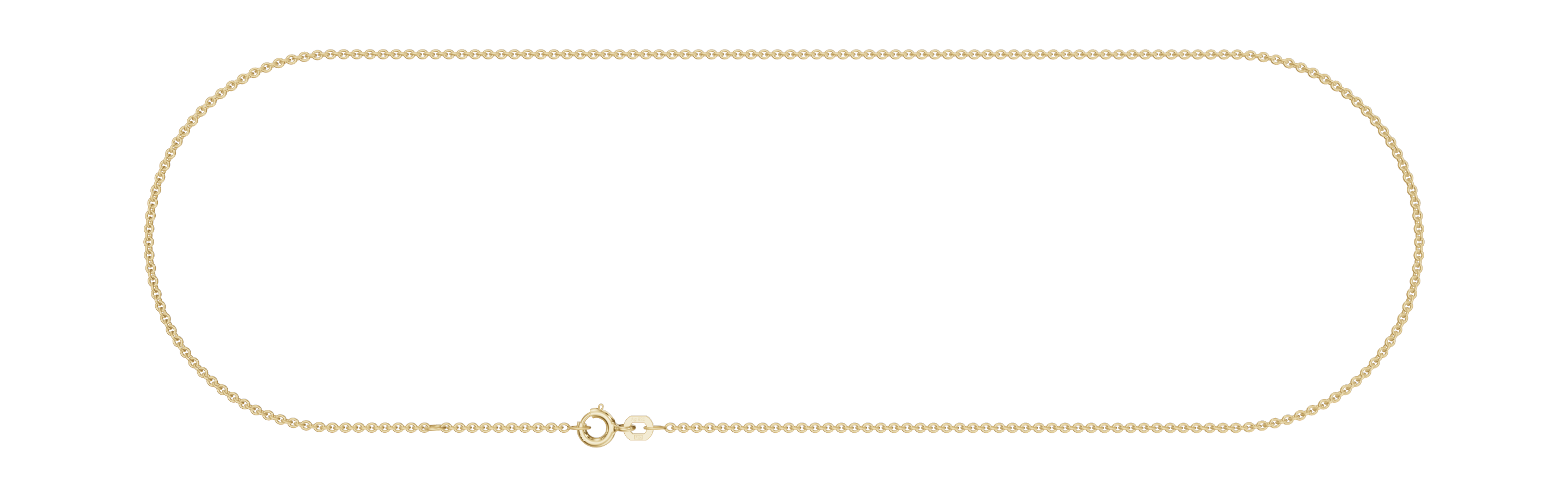 Necklace incl.loop Anchor round 1.5mm