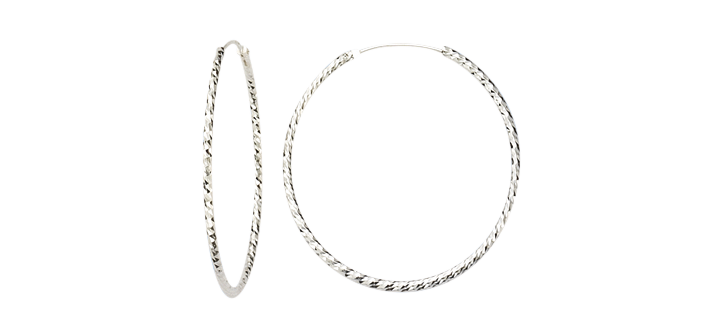 Earring ear hoops 1,8 mm