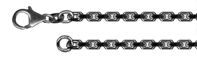 Collier Anker diamantiert 4mm