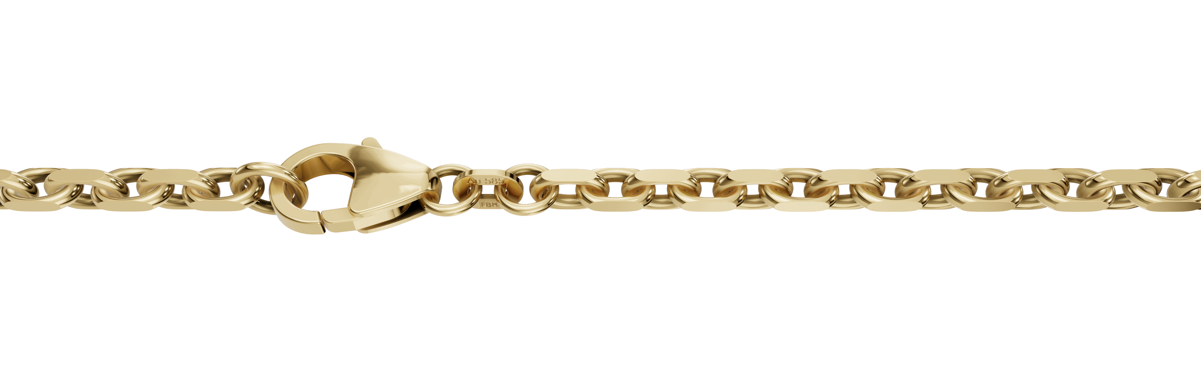 Collier Anker diamantiert 2.5mm