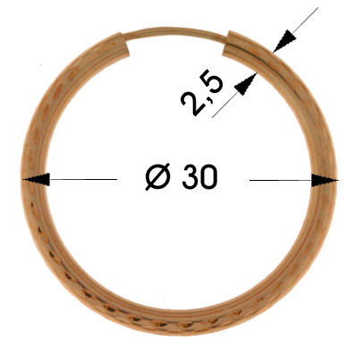 Ohrschmuck Creole 2,5 mm