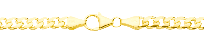 Collier Panzer oval diamantiert 5.3mm