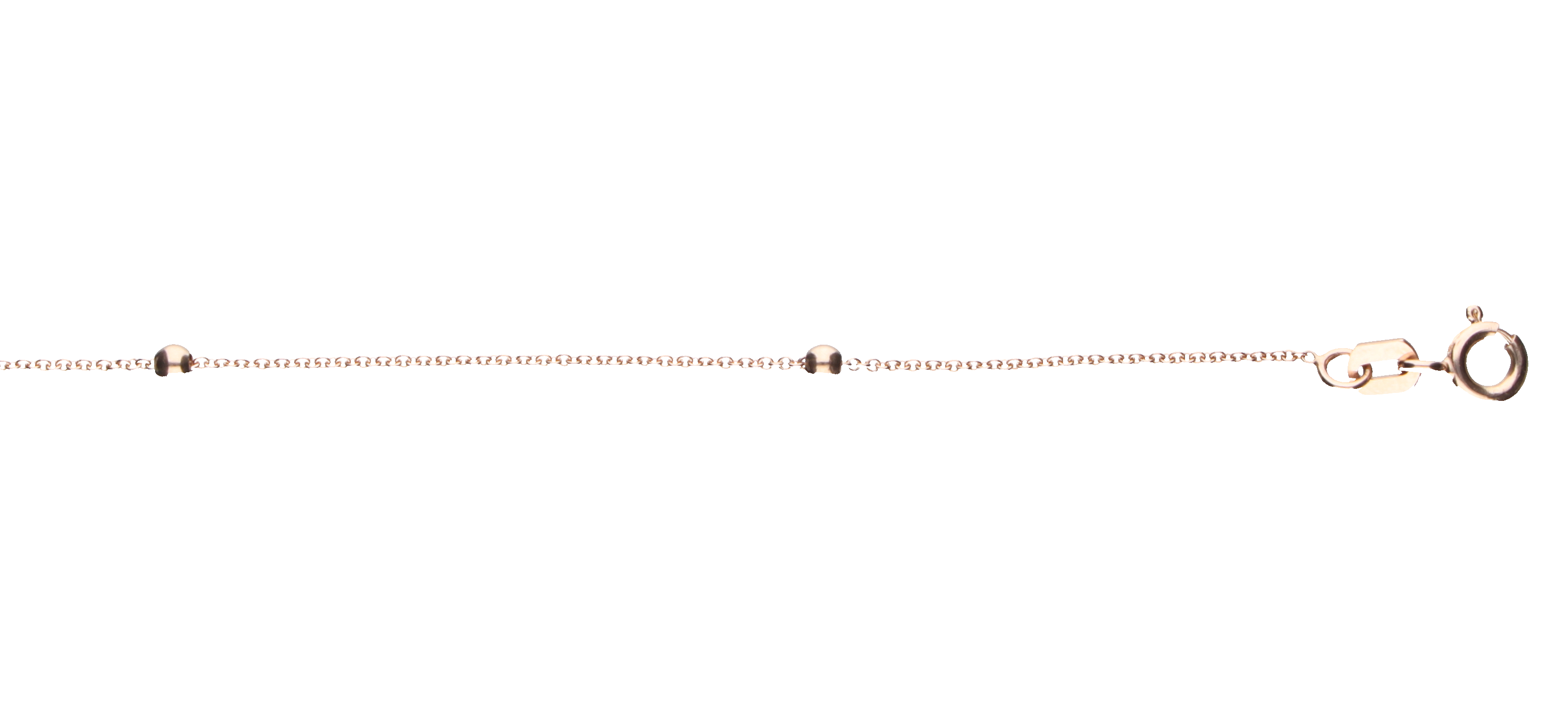 Collier mit Zwischenöse Anker rund